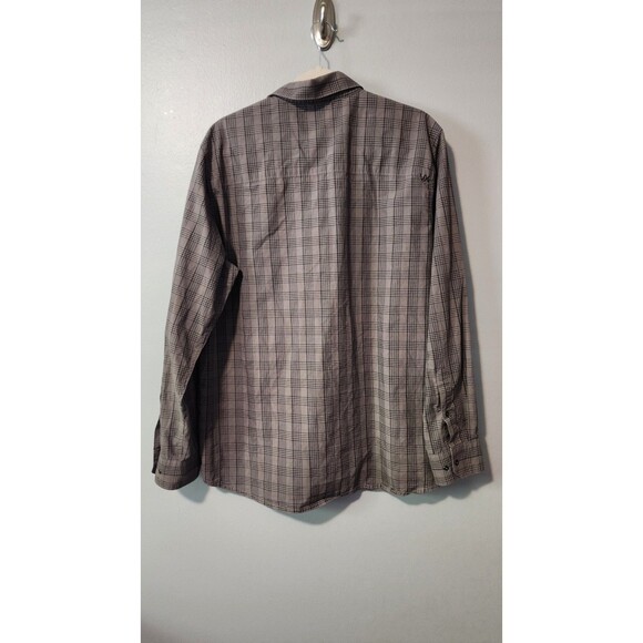 5.11 TACTICAL Shirt Mens Large Gray Workwear Outdoor Button Down Pockets Snap - Picture 3 of 10